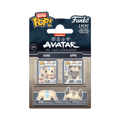 Funko Bitty Pop! Avatar The Last Airbender Aang & Appa 2 Pack