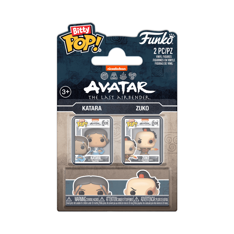 Funko Bitty Pop! Avatar The Last Airbender Katara & Zuko 2 Pack