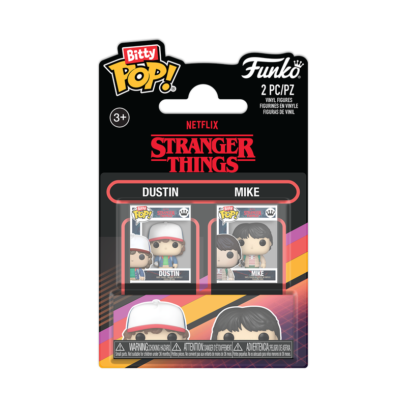 Funko Pop Bitty! Stranger Things Dustin & Mike 2 Pack