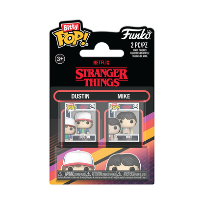 Funko Pop Bitty! Stranger Things Dustin & Mike 2 Pack