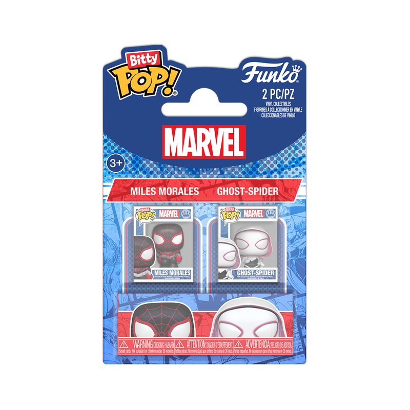 Funko Bitty Pop! Spiderman Miles Morales & Gwen 2 Pack