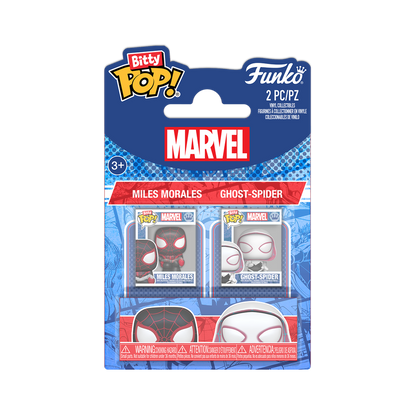 Funko Bitty Pop! Spiderman Miles Morales & Gwen 2 Pack