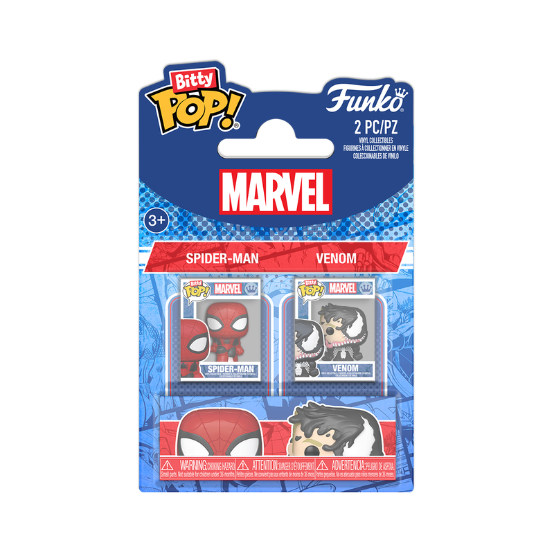 Funko Bitty Pop! Spiderman Spider Man & Venom 2 Pack