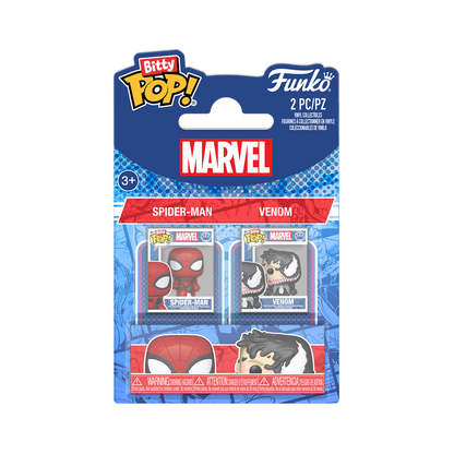 Funko Bitty Pop! Spiderman Spider Man & Venom 2 Pack