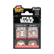 Funko Bitty Pop! Star Wars Leia And Han 2 Pack