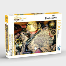 Brain Tree - Pirates Table 1000 Piece Puzzle for Adults: With Droplet Technology for Anti Glare & Soft Touch
