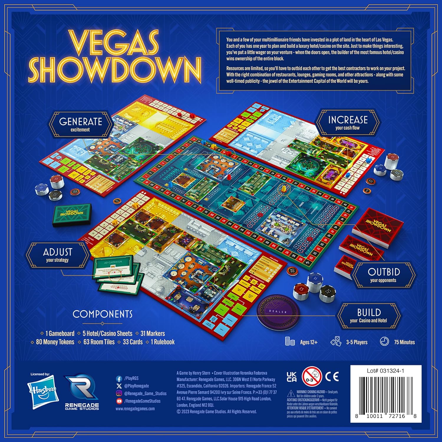 Vegas Showdown By Renegade Game Studios