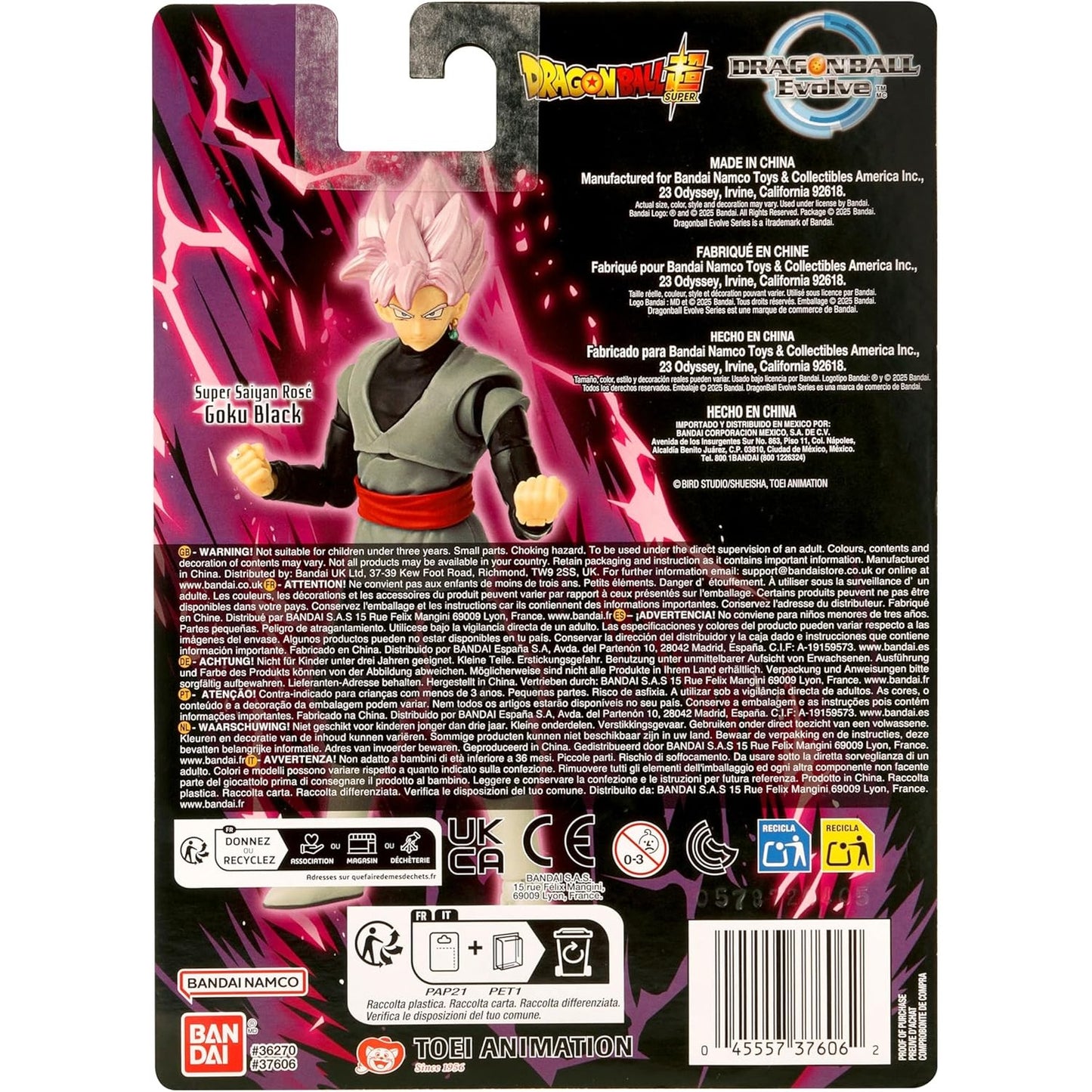 Dragon Ball Super Evolve Goku Black Super Saiyan R