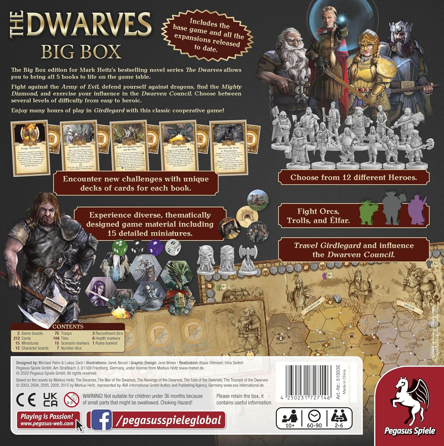 The Dwarves: Big Box By Pegasus Spiele