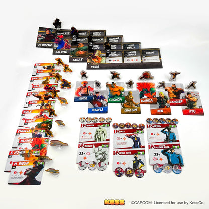 Street Fighter: World Warriors Edition Board Game