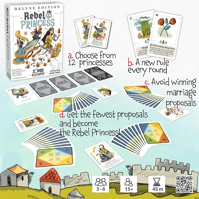 Rebel Princess Deluxe Edition By Bezier Games