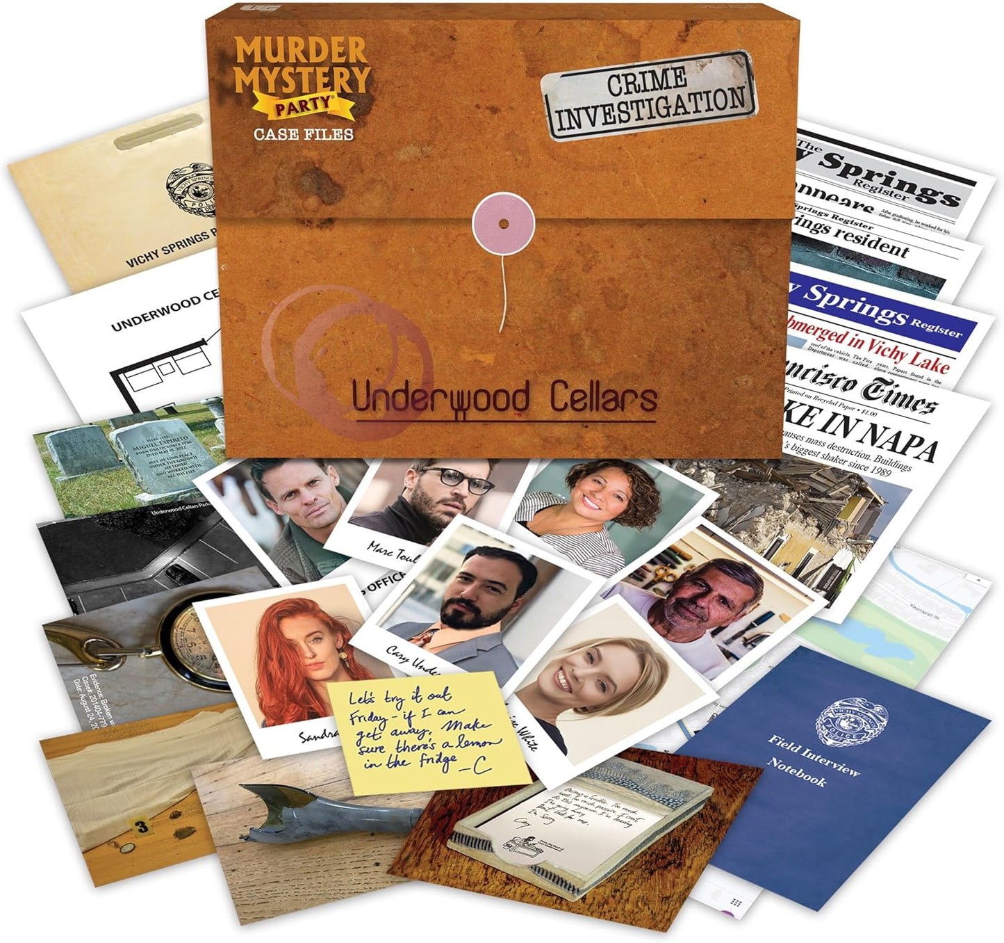 Murder Mystery Party Case Files: Underwood Cellar