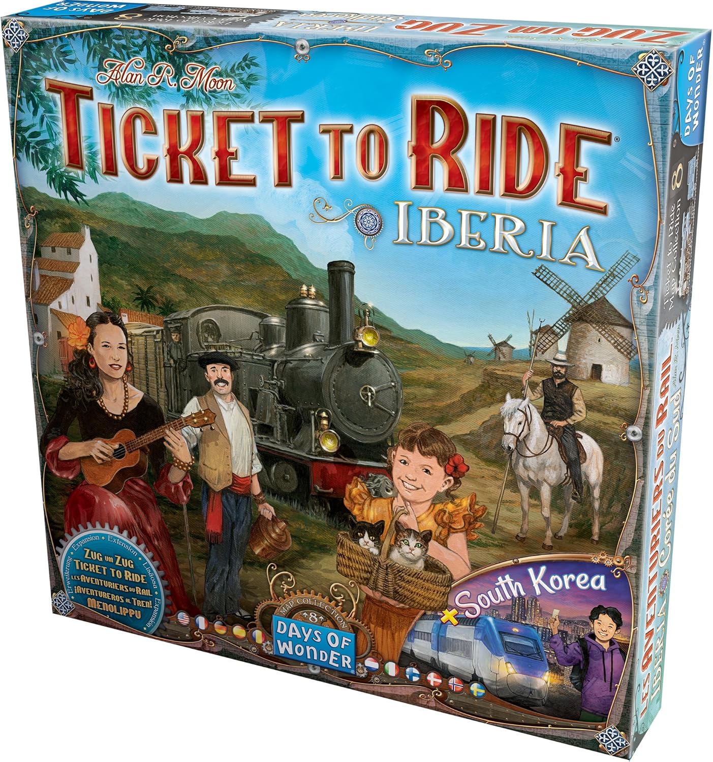 Ticket to Ride: Iberia & South Korea By Days of Wonder