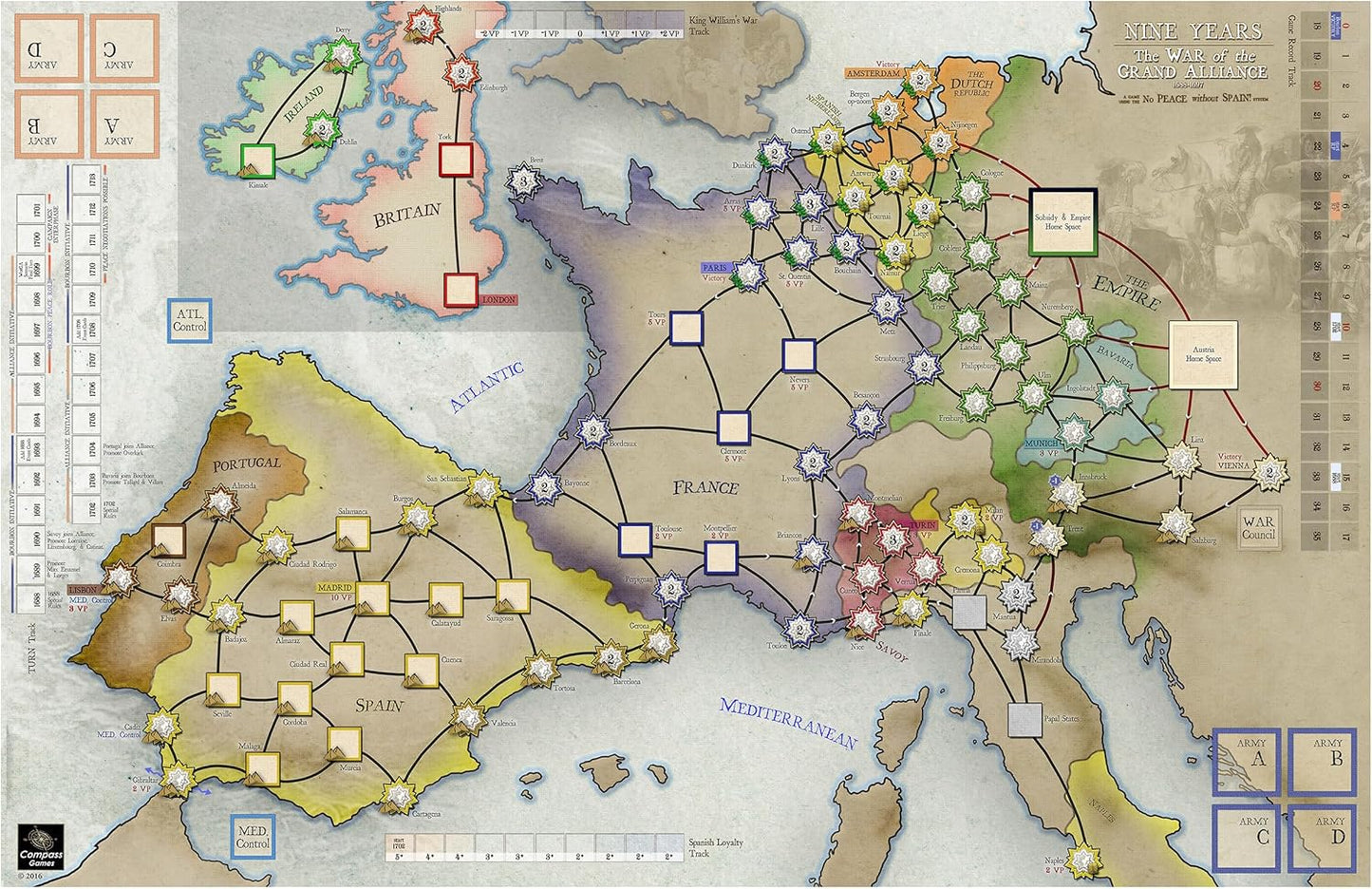 Nine Years: War of the Grand Alliance 1688-1697 Deluxe Edition