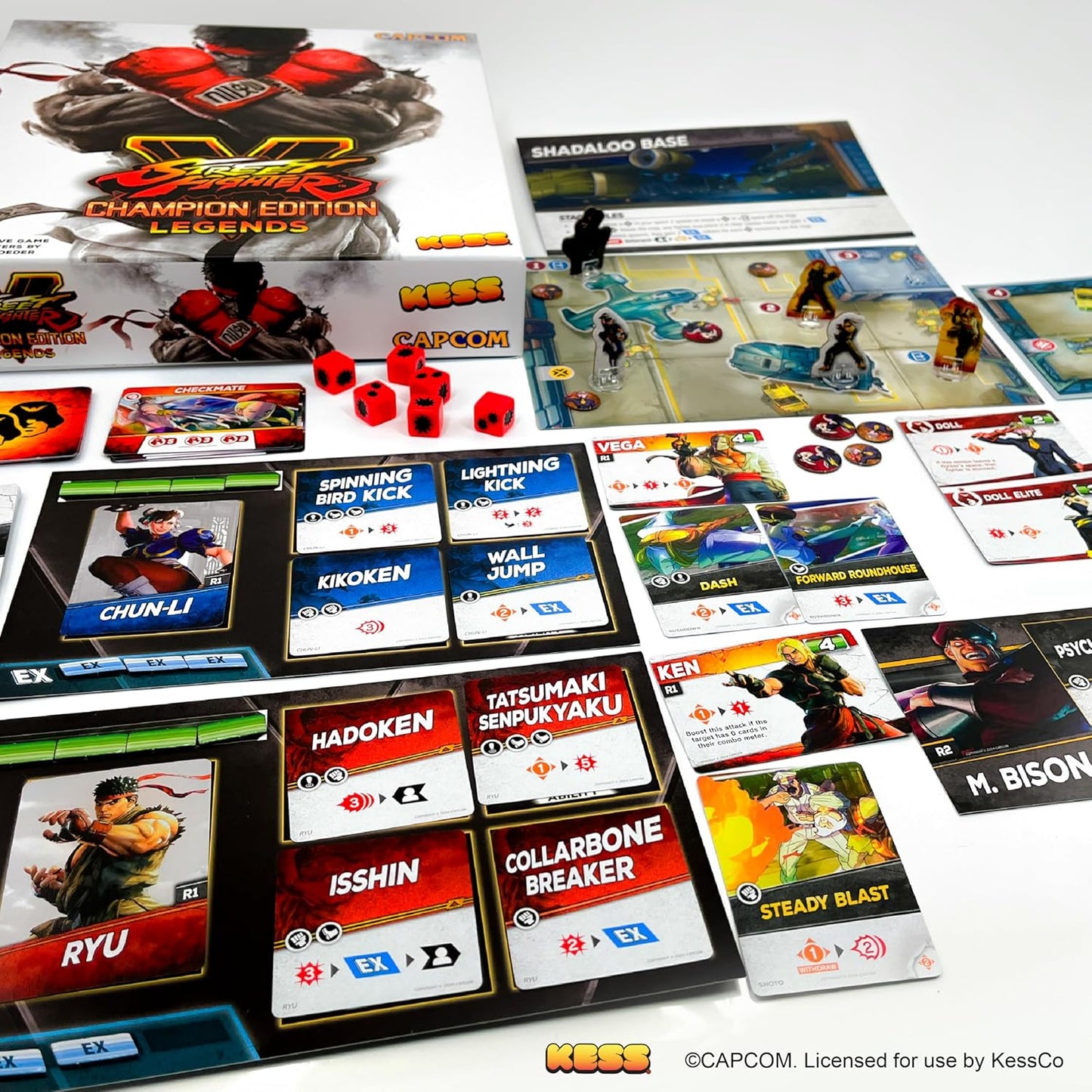 Street Fighter: World Warriors Edition Board Game