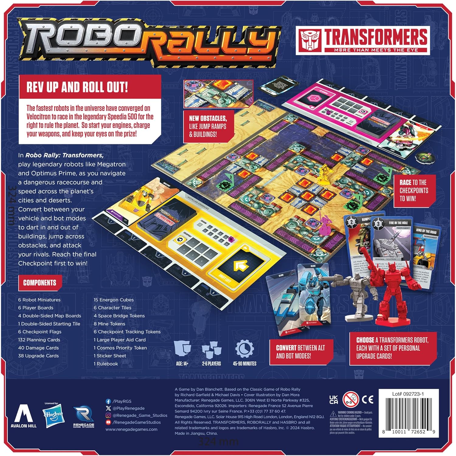 Robo Rally: Transformers By Renegade Game Studios