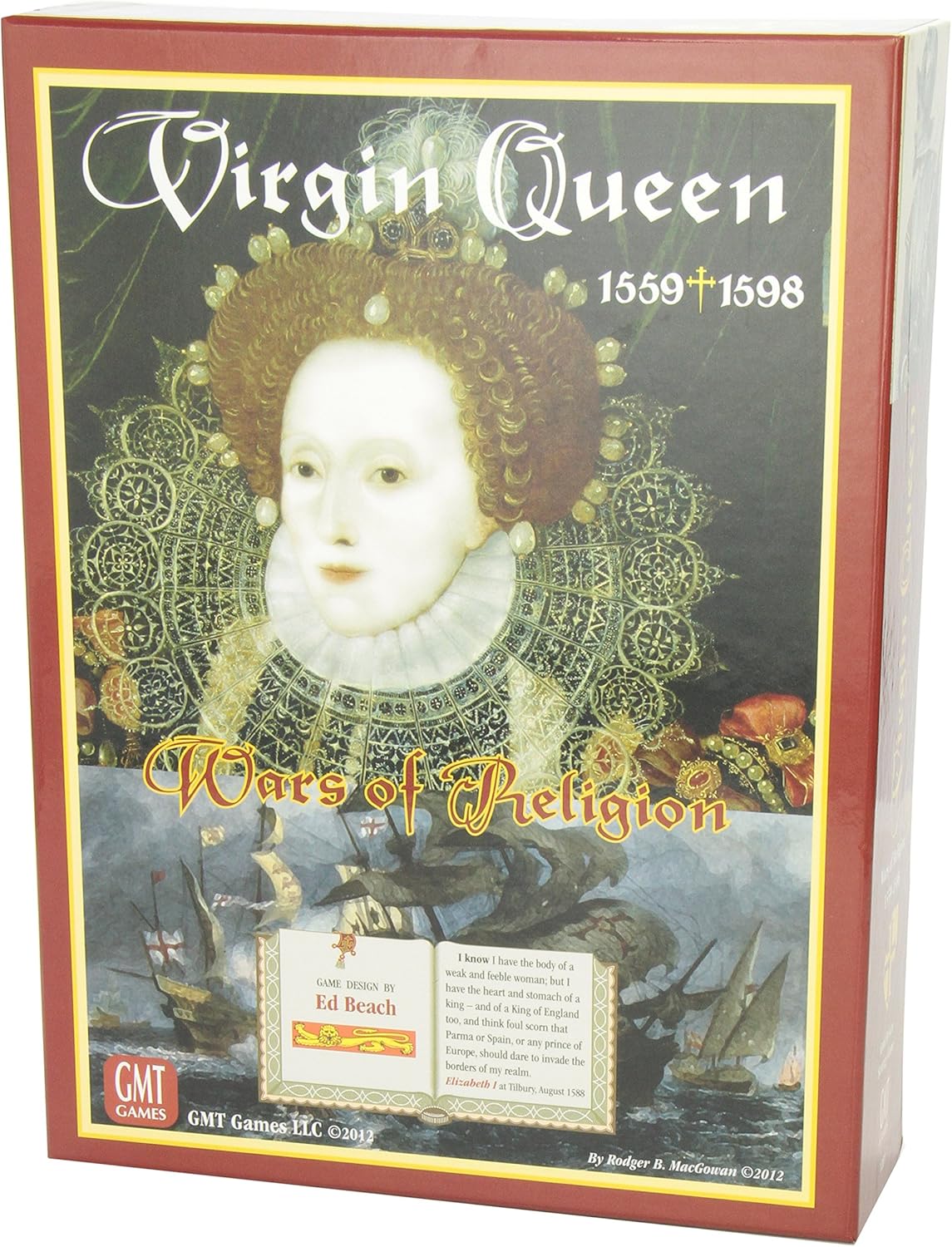 Virgin Queen 2nd Printing By GMT Games