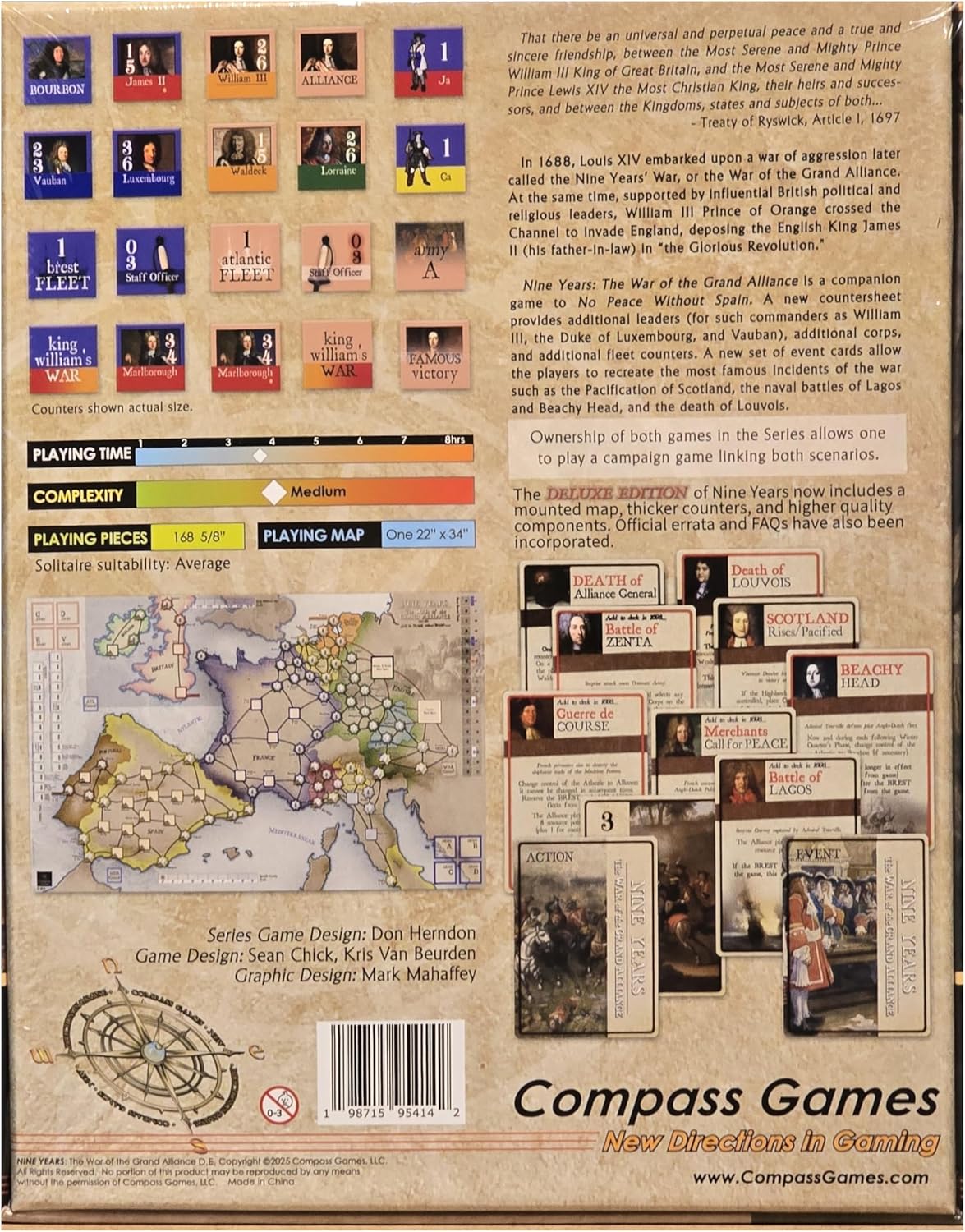 Nine Years: War of the Grand Alliance 1688-1697 Deluxe Edition