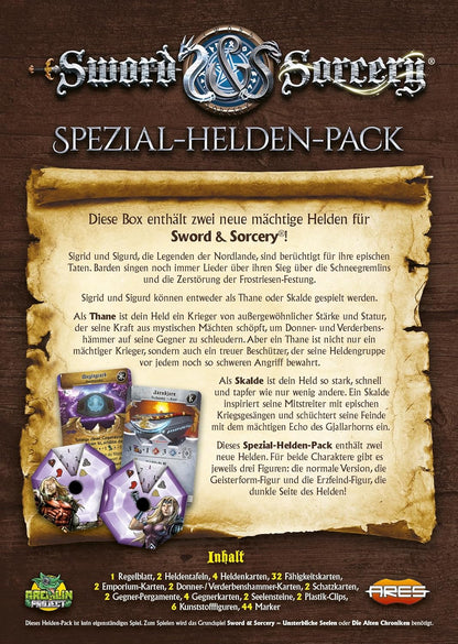 Sword & Sorcery: Thane/Skald (Sigrid/Sigurd) Hero Pack - Cats In Hat Inc.