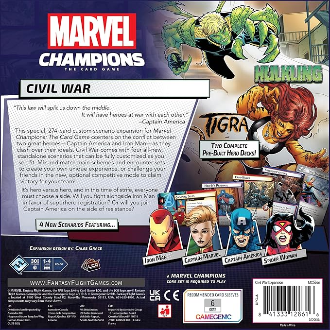 Marvel Champions LCG: Civil War Expansion