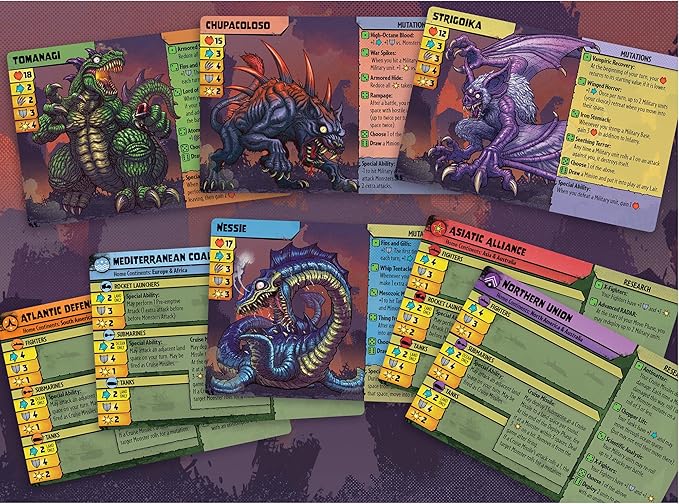 Monsters Menace The World