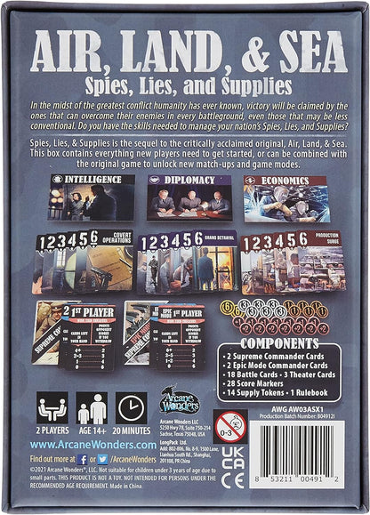 Air, Land & Sea: Lies & Supplies - Cats In Hat Inc.