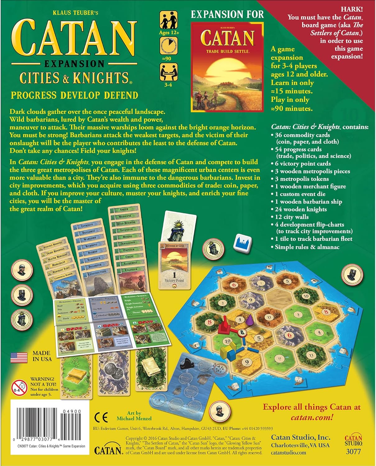 Catan Expansion: Cities & Knights