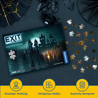 EXIT: Nightfall Manor (With Puzzle) - Cats In Hat Inc.