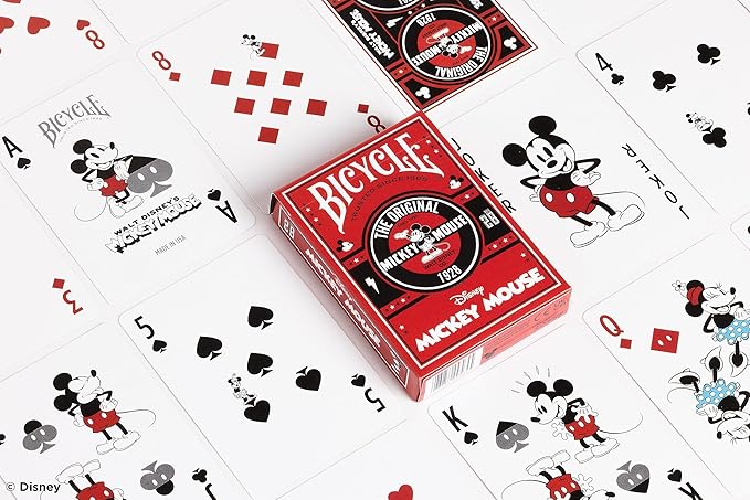 Playing Cards: Bicycle: Disney Classic Mickey (Red)