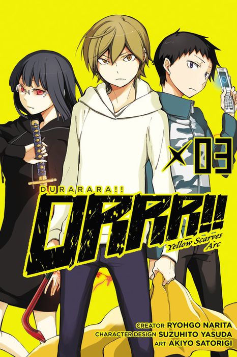 Durarara Yellow Scarves Arc Vol. 3