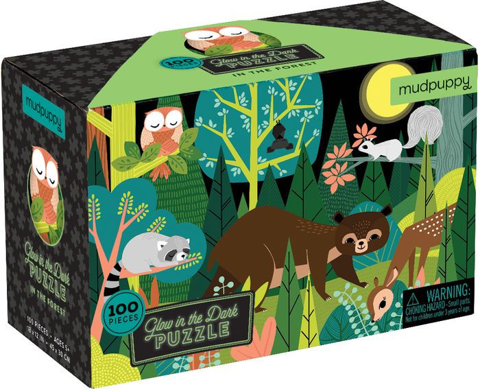 In the Forest Glow in the Dark Puzzle