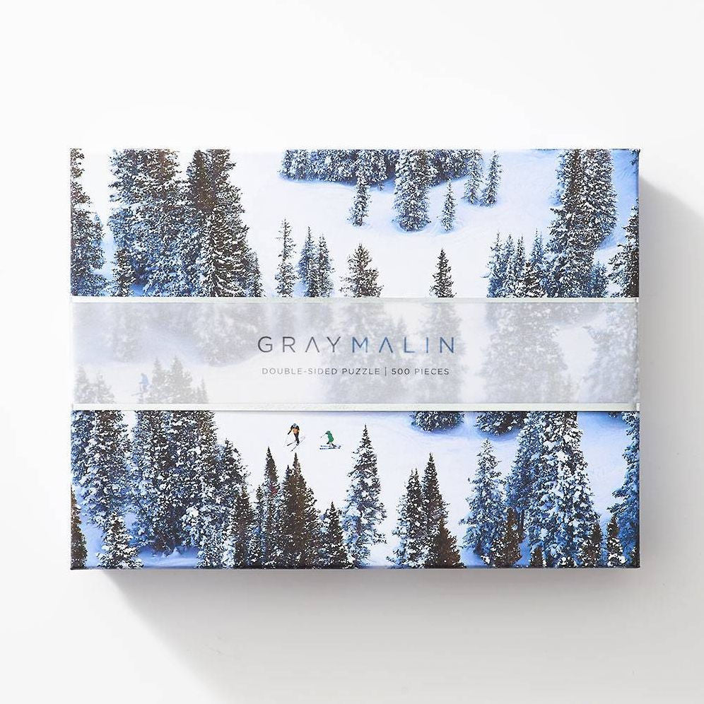 Gray Malin the Snow Two-Sided Puzzle