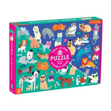 Cats & Dogs 100 Piece Double-Sided Puzzle