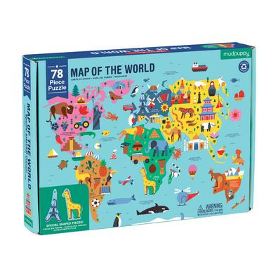 Map of the World Geography Puzzle