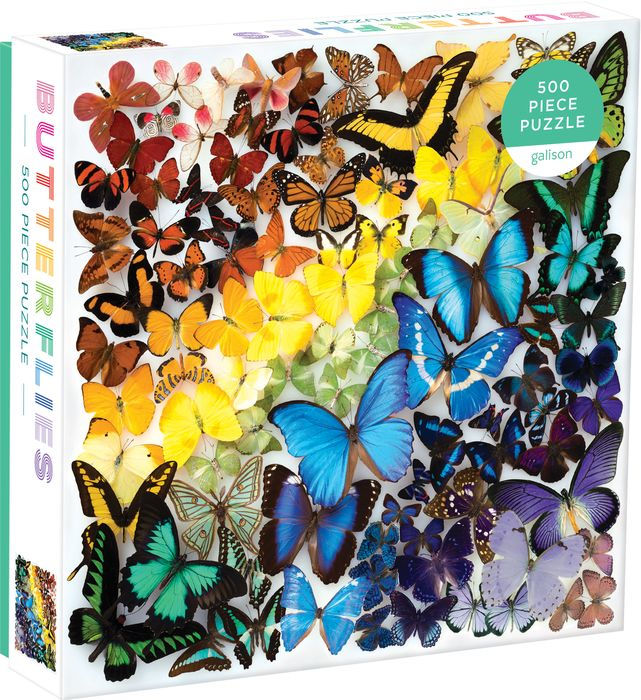 Rainbow Butterflies 500 Piece Puzzle