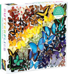 Rainbow Butterflies 500 Piece Puzzle