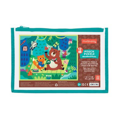 Woodland Picnic 12 Piece Pouch Puzzle