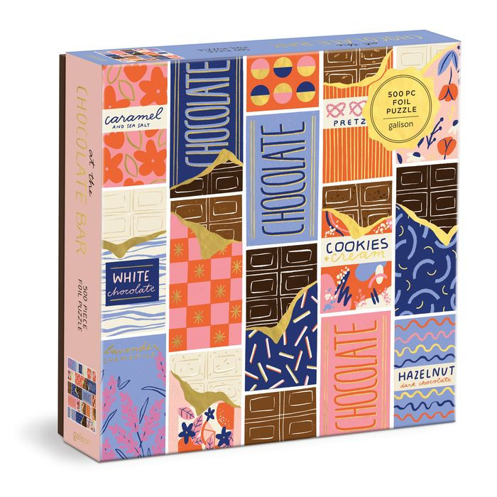 At the Chocolate Bar 500 Piece Foil Puzzle