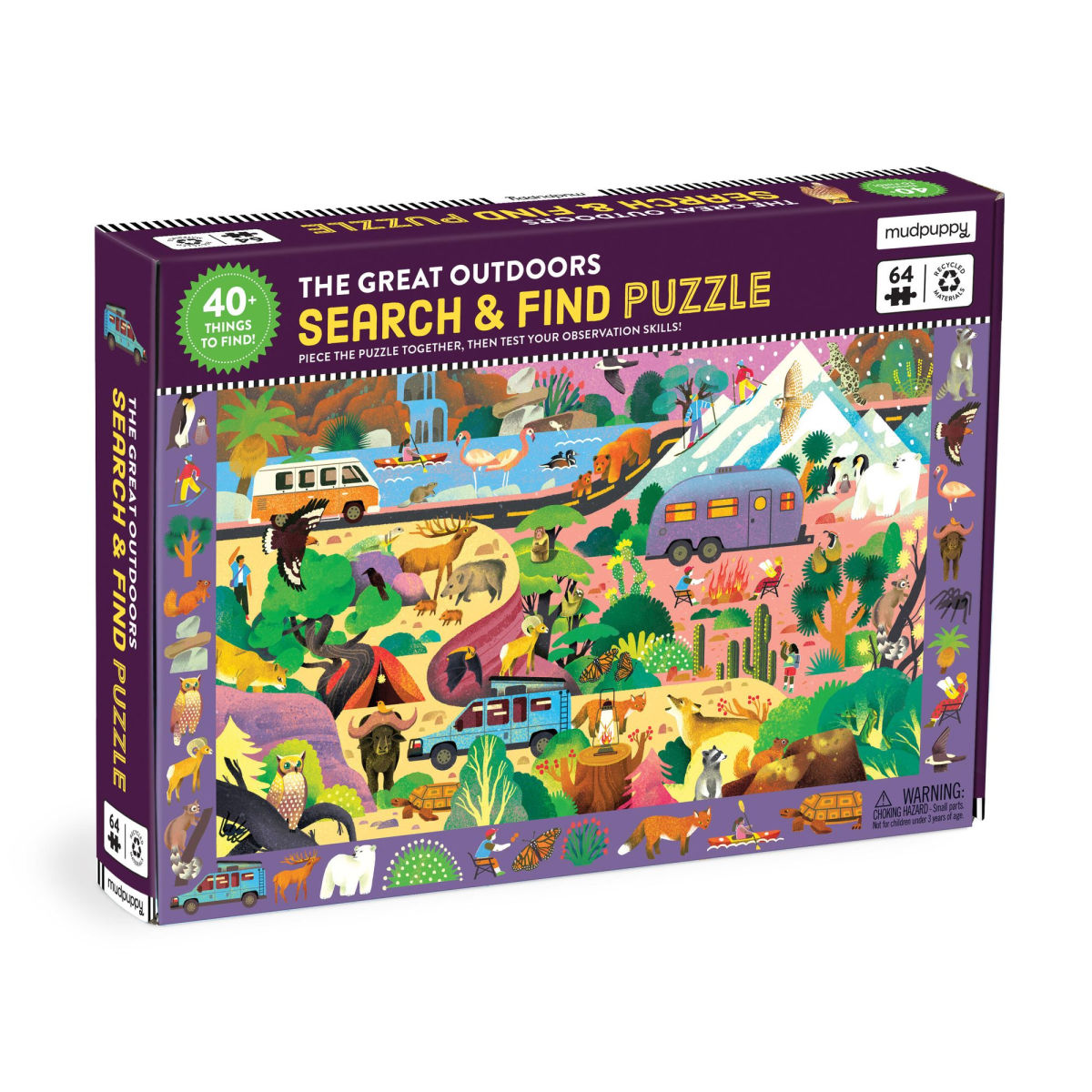 Great Outdoors 64 Piece Search and Find Puzzle