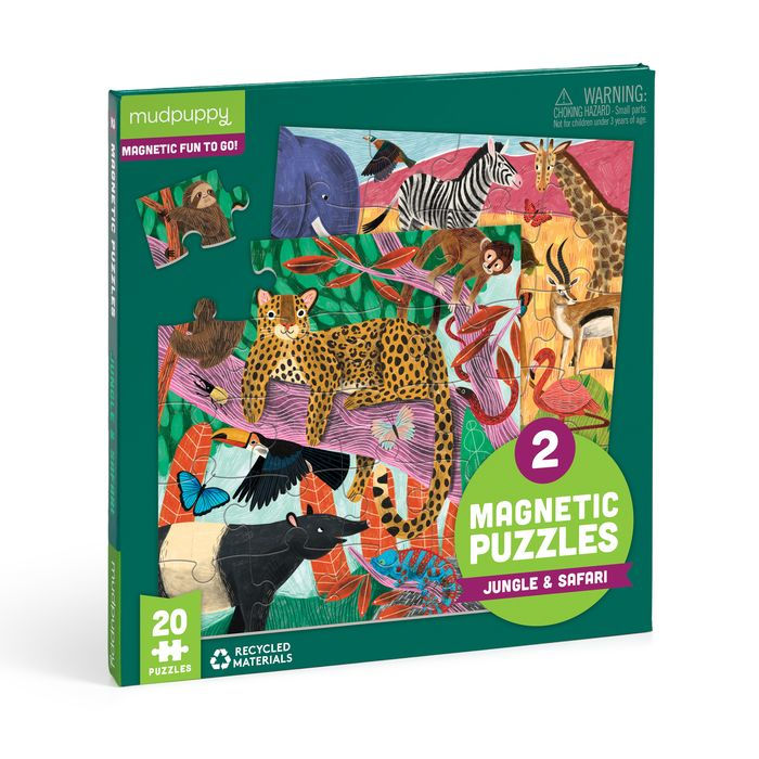 Jungle & Safari Magnetic Puzzle Set