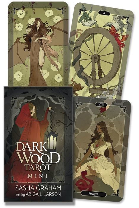 Dark Wood Tarot Mini Deck