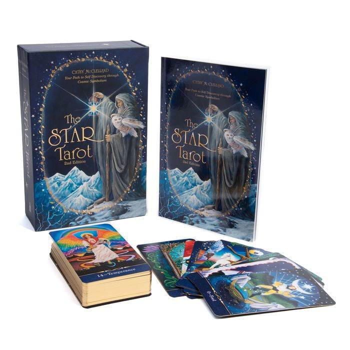 The Star Tarot: Your Path to Self-Discovery Through Cosmic Symbolism (Tarot Kit Box Set with 78 Cards and Guide Book) (Edition Revised and Expanded)
