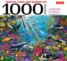 Tropical Coral Reef Marine Life - 1000 Piece Jigsaw Puzzle: Finished Size 29 in X 20 Inch (74 X 51 CM)