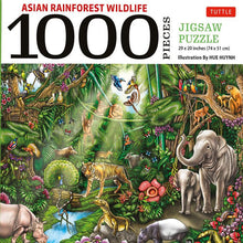 Asian Rainforest Wildlife - 1000 Piece Jigsaw Puzzle: Finished Size 29 in X 20 Inch (74 X 51 CM)