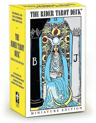 Miniature Rider-Waite(r) Tarot: Compact and Portable Miniature 78-Card Tarot with Iconic Pamela Colman Smith Artwork Essential for Beginners & Expert