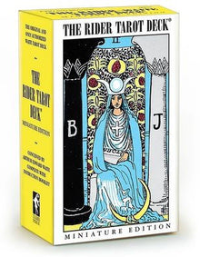 Miniature Rider-Waite(r) Tarot: Compact and Portable Miniature 78-Card Tarot with Iconic Pamela Colman Smith Artwork Essential for Beginners & Expert