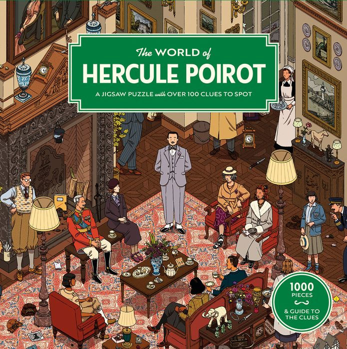 The World of Hercule Poirot 1000 Piece Puzzle: A 1000-Piece Jigsaw Puzzle