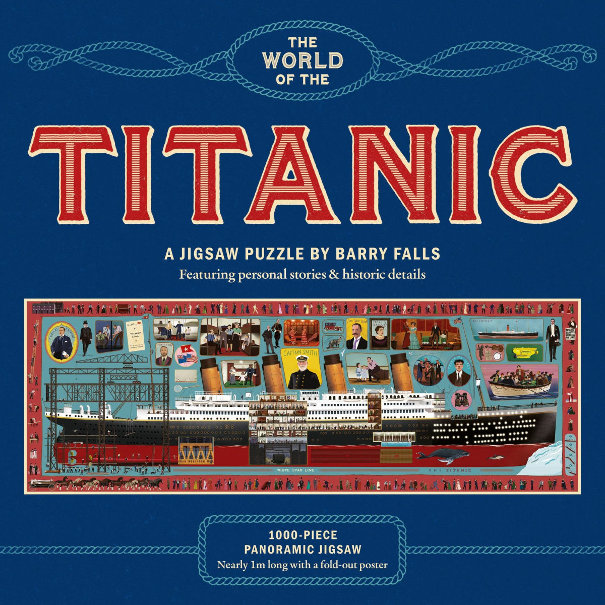 The World of the Titanic a 1000-Piece Jigsaw Puzzle: By Barry Falls