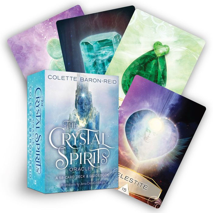 Crystal Spirits Oracle: A 58-Card Deck and Guidebook for Crystal Healing Messages Divination Clarity and Spiritual Guidance