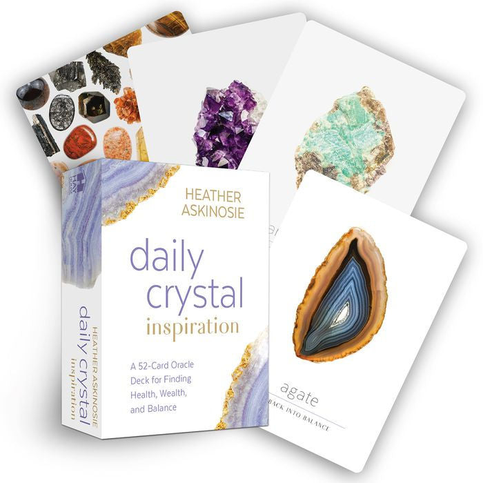 Daily Crystal Inspiration: A 52-Card Oracle Deck for Finding Health Wealth and Balance